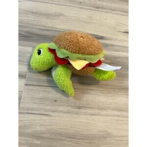 Ideal Toys Direct Hamburger Turtle Plush 8” Stuffed Animal Walmart